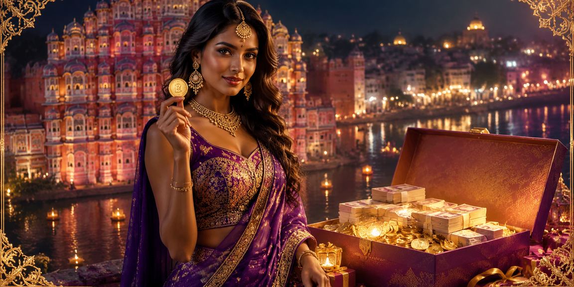 User enjoying casino games on app in Jaipur, Rajasthan with a smartphone